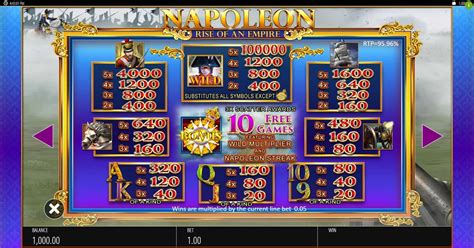 napoleon slot machine